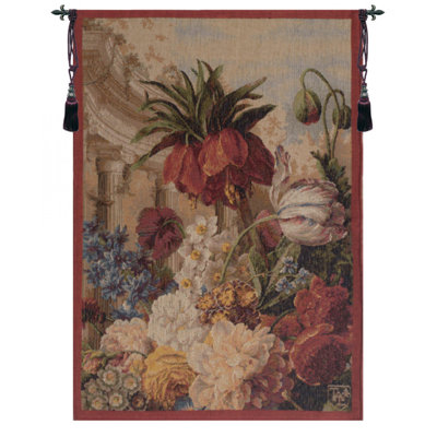 Bouquet Loom Woven Cotton Blend Wall Hanging