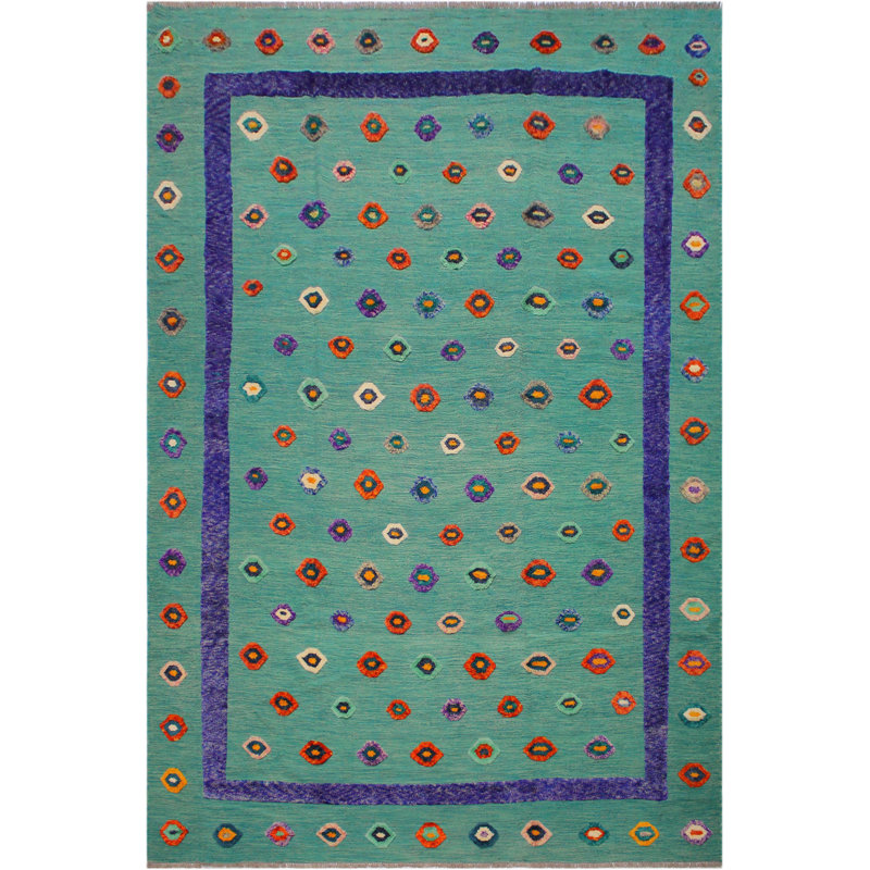 Madgline Wool Floral Rug