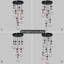 Luminaire suspendu H100 "Raindrops 7 lumières-2110563761