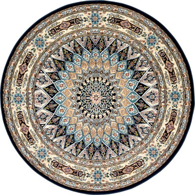 Tapis bleu Jackson Jackson
