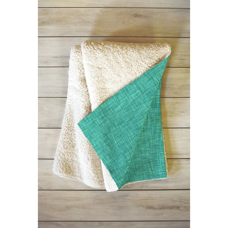 Couverture Holli Zollinger, L 80 po x l 60 po, Vert