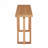 59.05" Narrow MDF Console Table, Entryway & Hallway Table for Living Room, Foyer & Behind Couch, Easy Assembly
