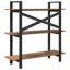 100cm W Steel Etagere Bookcase-530705020-530705021