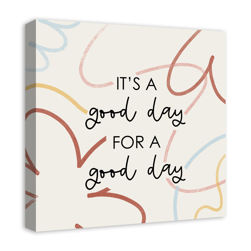 Good Day, reproduction sur toile, H 20 po x l 20 po x P 1,25 po