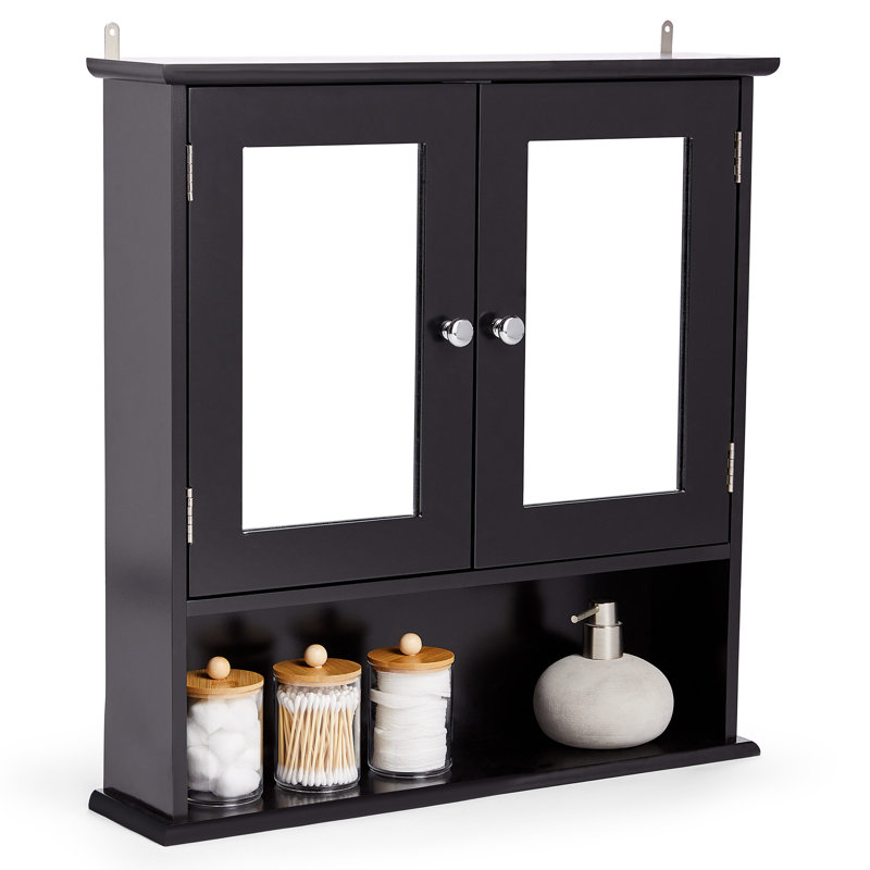 Canterbury 56cm x 58cm Surface Mount Mirror Cabinet
