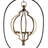 65.5'' H Glass Floor Lantern