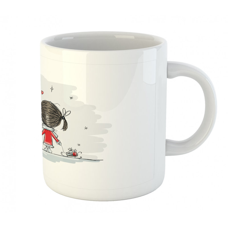 Grande tasse à café love