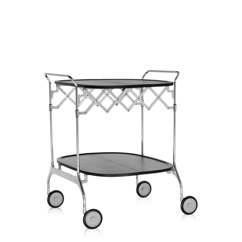 Gastone Kitchen Cart, Black