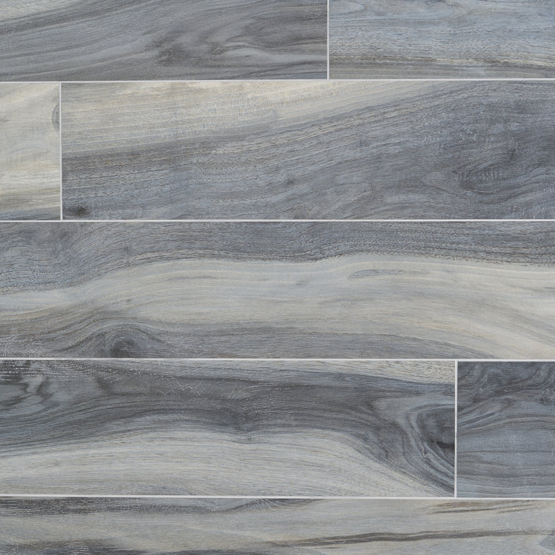 Carreau Bond en porcelaine aspect bois l 8 po x L 48 po Bond Tile