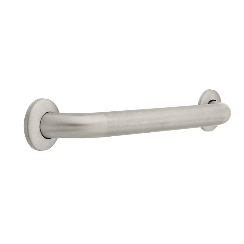 Barre d'appui à fixation dissimulée, 36 po, Blanc