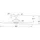 Brickhill 60'' 3 Blade Ceiling Fan