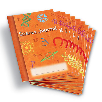Ensemble de livres à journal science
