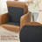 Rolling Dining Chair With Wheels-123044198