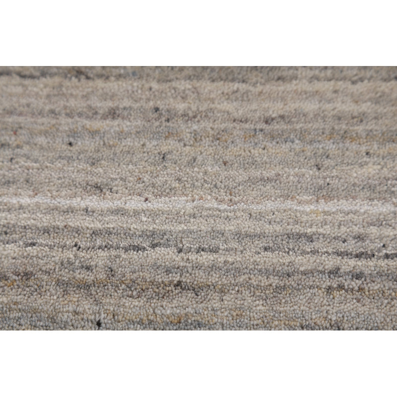 Striped Gabbeh Indian Area Rug 9