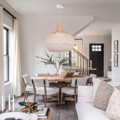 Aribella 1 - Light Natural Dome Pendant