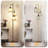  Modern 64'' 3-Light Tree Floor Lamp with LED Bulbs Included, Antique Brass Standing Lamp for Living Room & Bedroom
