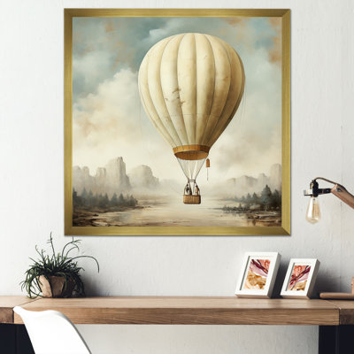 Art contemporain en montgolfière