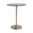 Modern Glam Metal And Marble Accent Table With Sleek Round Top And Textured Pedestal Base-1597082206-1582226943