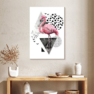 Flamant rose moderne