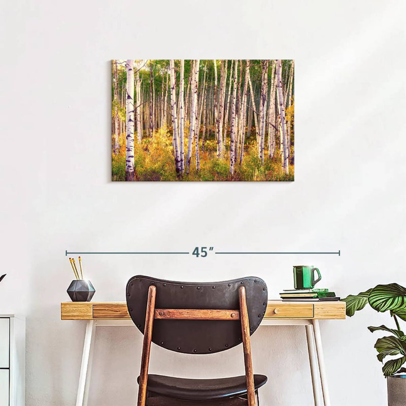 Alvord Aspen Grove In Autumn I, 20" H x 30" W