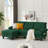 Marchel Upholstered L-Shaped Sectional with Ottoman Reversible-2102501043