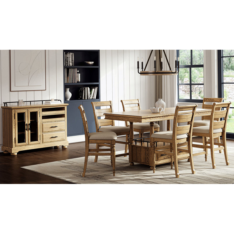 Tabouret de comptoir échelle Ladder - finition caramel