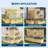 2-Panel 34x40 Inch Solid Wood Privacy Fence Panels with Planter Box - Outdoor AC Unit Cover and Decorative Garden Screen-1437065964