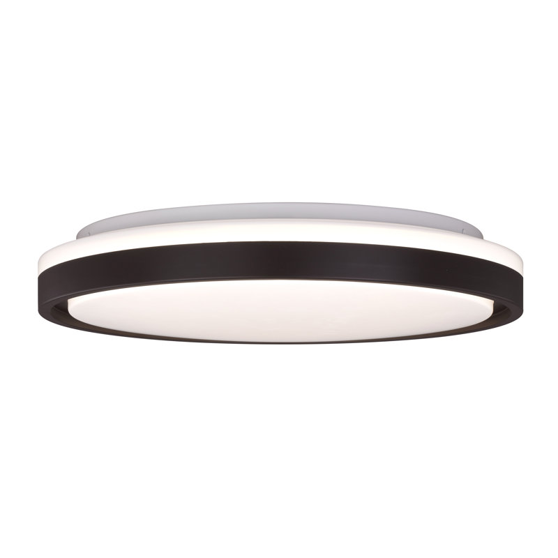 Ambri 16.25-In W Integrated LED Bronze Contemporary Flush Mount Ceiling Light Fixture