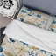 Ensemble de housse de couette bleu et blanc Coastal Retreat Seashells II-2012438177