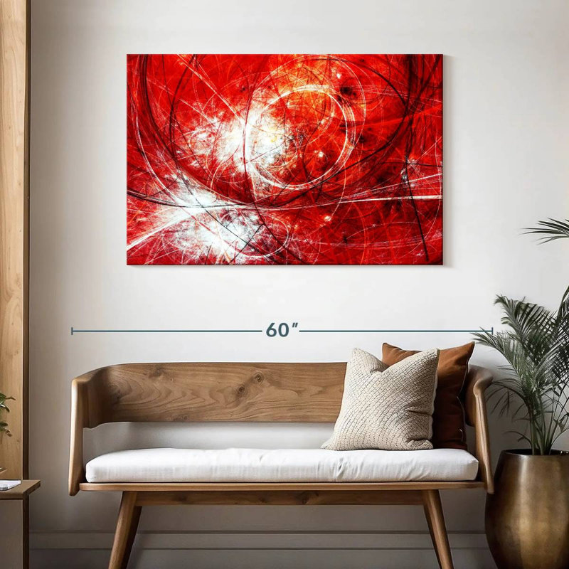 Avery Crimson Universe Abstract, H 30 po x l 45 po