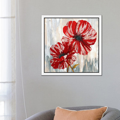 Red Poppies II - Print on Canvas