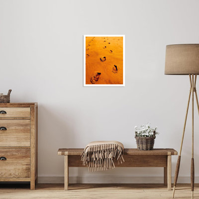 Good Good Art «Imprint» par Daniel Okon - Art mural photographique de paysage | Cadre en bois massif noir