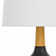 14'' Ceramic And Wood Modern Table Lamp Set For Bedroom