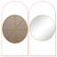 Miroir mural rond en métal-1349836264