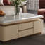 Table basse carrée en marbre de style luxueux-1747468378