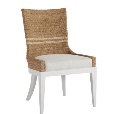 Adalard Side Chair in White/Natural