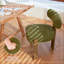 Chaise d'appoint rembourrée avec structure en métal-125421578