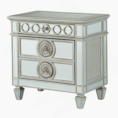 Table de chevet avec miroir Varian