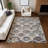 Machine Washable Indoor/Outdoor Millner ACN2257 Panels Rug-684715835