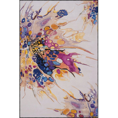 Cream Pop Themed Modern Decorative Carpet And Washable Carpet