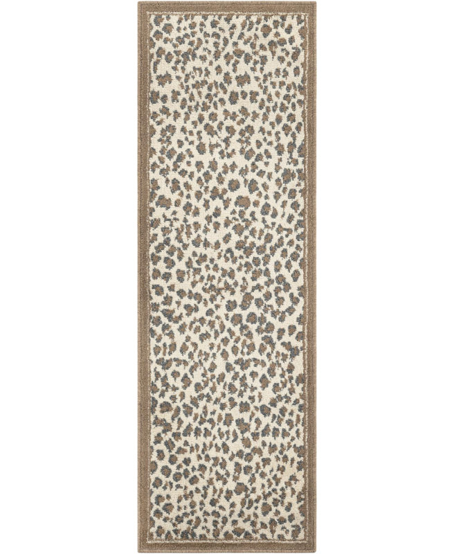 Tapis Pardus Teonni, Tapis de couloir 2 pi x 6 pi 1 po, Brown