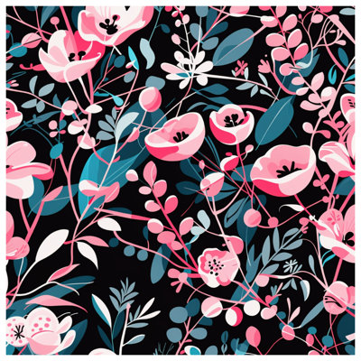 Tapisserie florale - Décoration murale nature