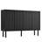 Versatile Home Storage Cabinet with Stylish Fluted Doors and Adjustable Shelves-943894759
