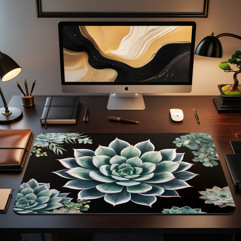 Polyester Desk Pad, 31.5x15.5