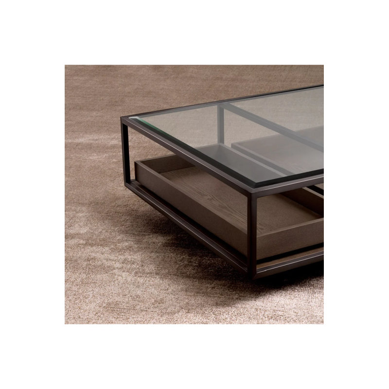 Asuri No Pattern And Not Solid Color Area Rug in Brown, Rectangle 9'10.11" x 13'1.48"
