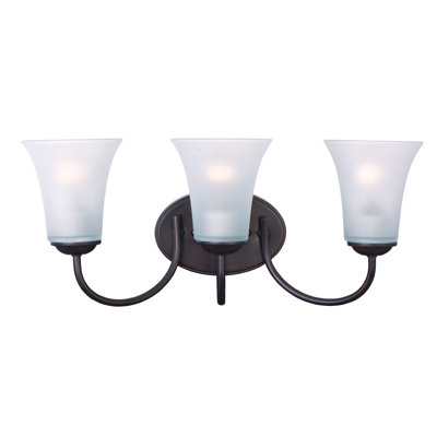 Éclairage pour salle de bain 3 lumières Ashunta
