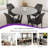 Siefert 35.4'' Round Dining Table Set, Kitchen Dining Table and 4 Dining Chairs-992375938-993963557