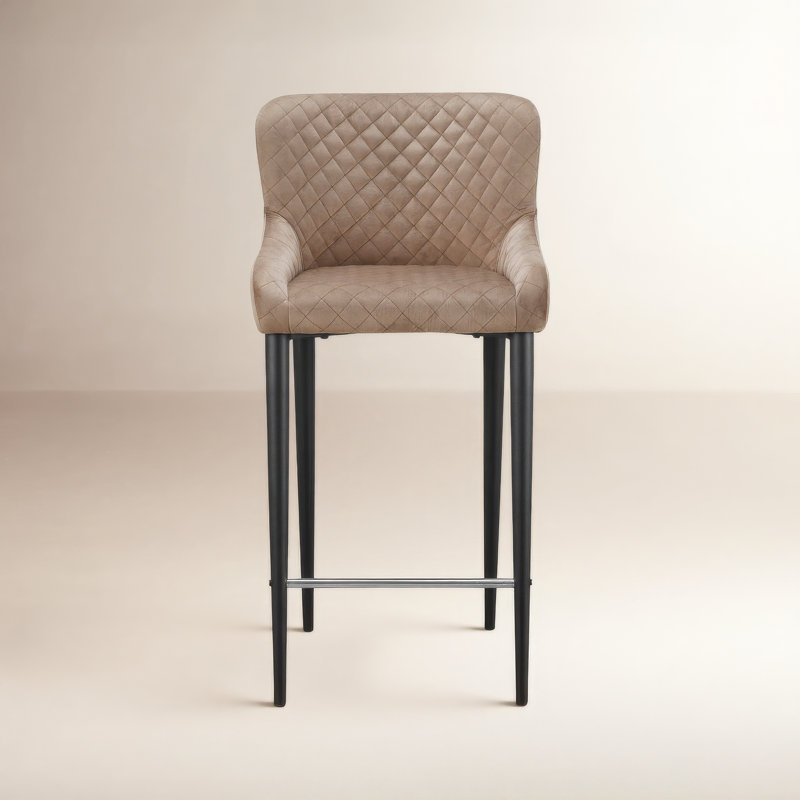 Carly Counter & Bar Stool, Gray, Counter Stool (26" Seat Height)