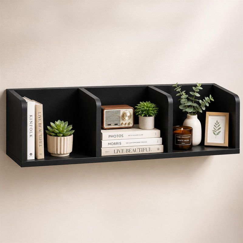 Floating Shelf, Black