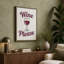 Wine Please Typography - Wrapped Canvas-1912301846-1912301838